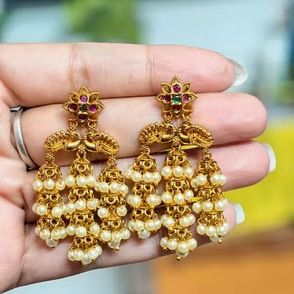 Multi-layered Jumka with  Beads