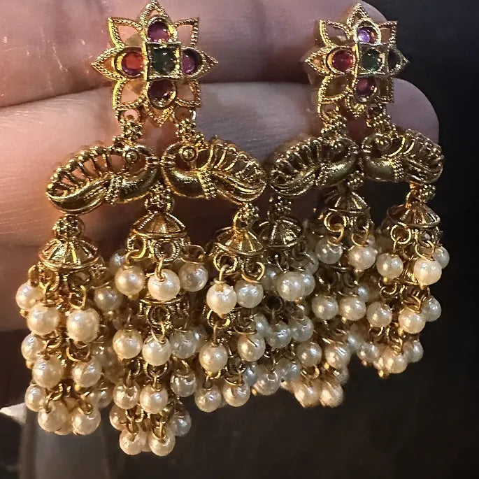 Multi-layered Jumka with  Beads