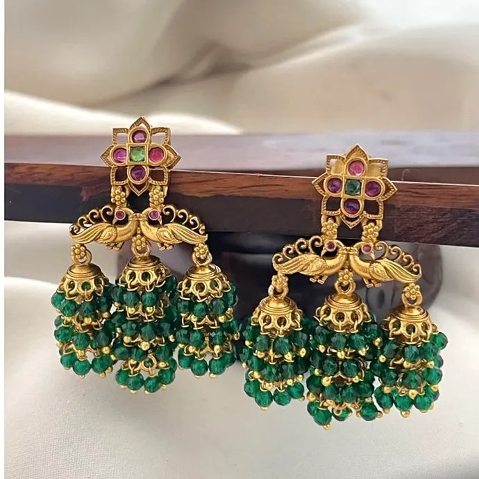 Multi-layered Jumka with  Beads