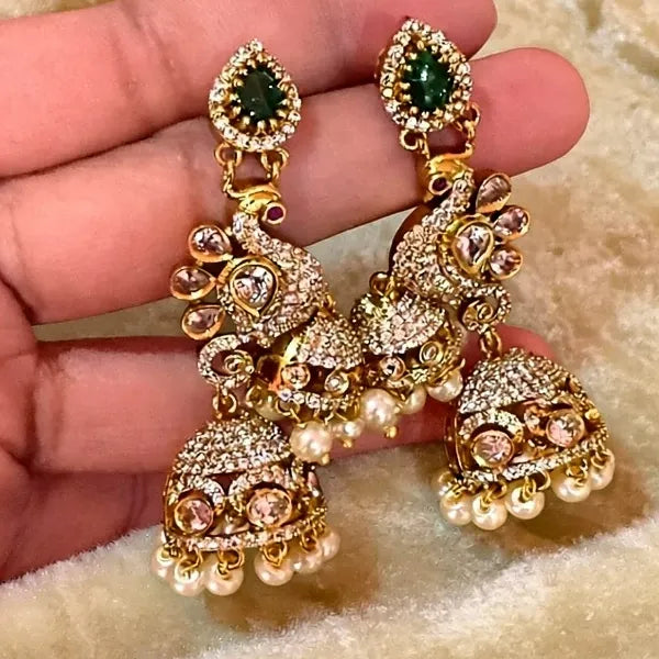 Premium Peacock Design Jhumka