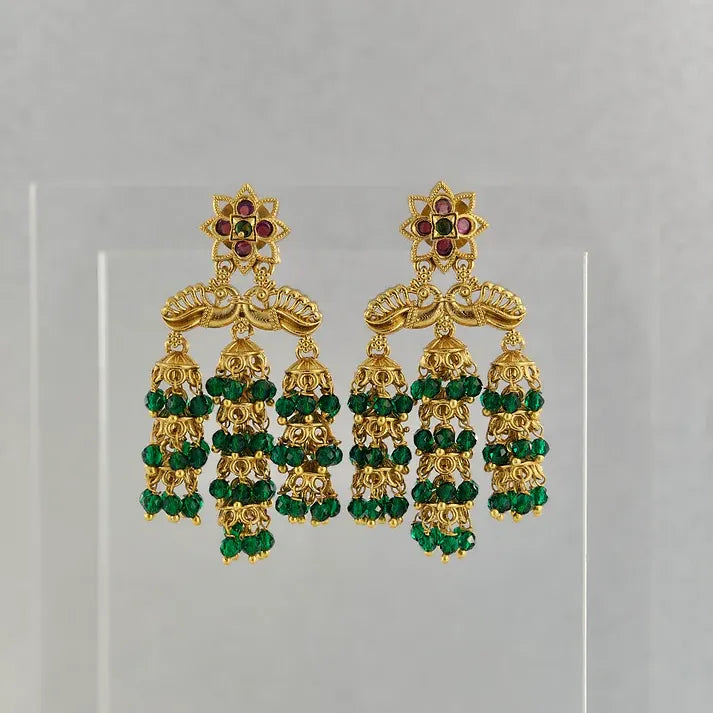 Multi-layered Jumka with  Beads
