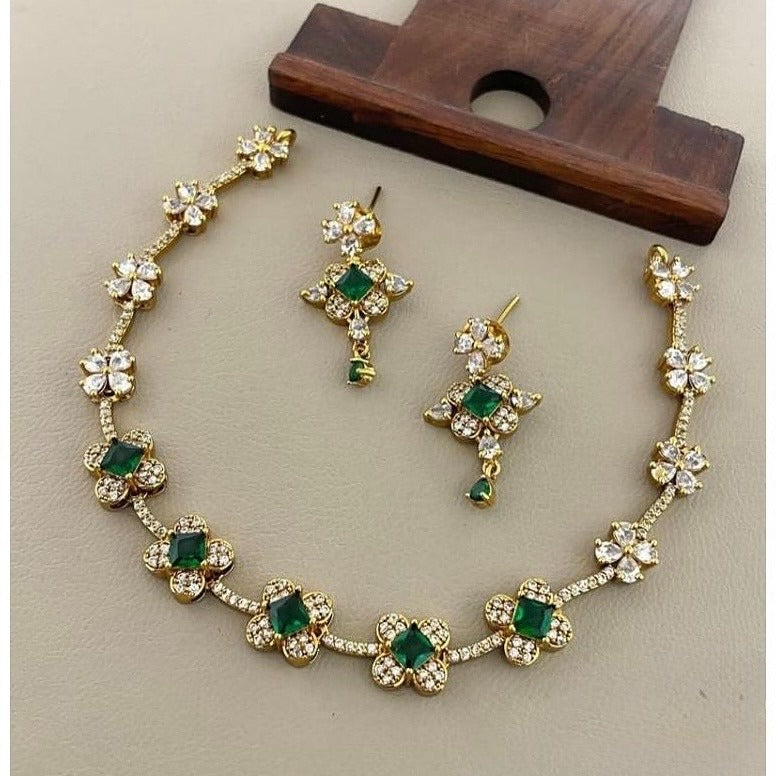 AD stone necklace
