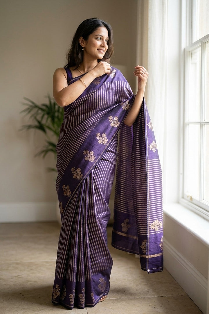 Semi banarasi silk saree