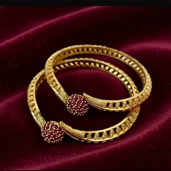 Matt finish bangles