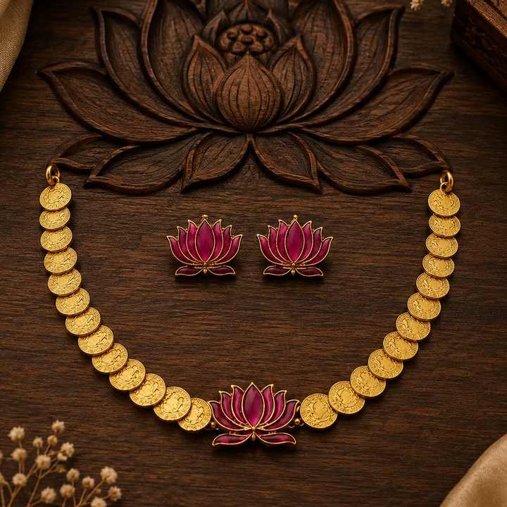 Lotus necklace