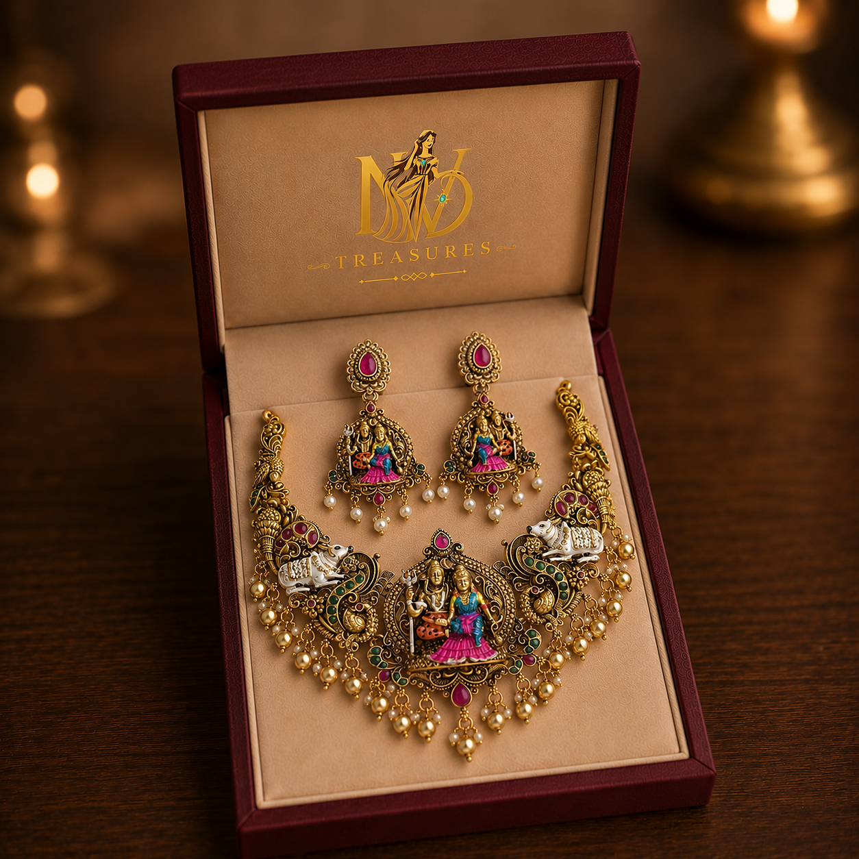 Shivan parvathy necklace
