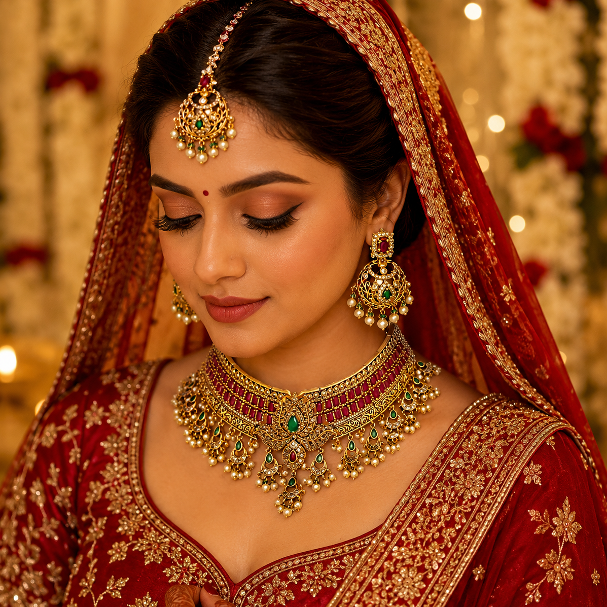 Bridal necklace set