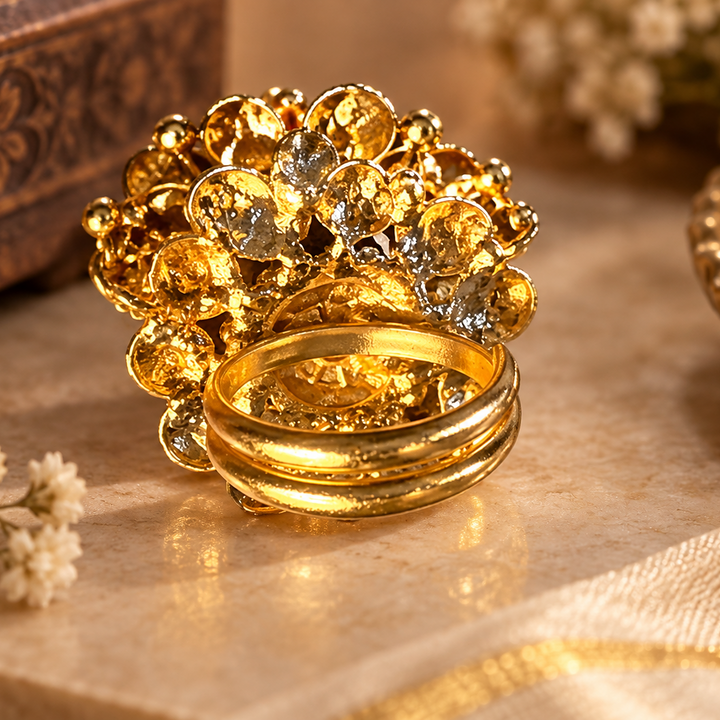 Kundan style ring