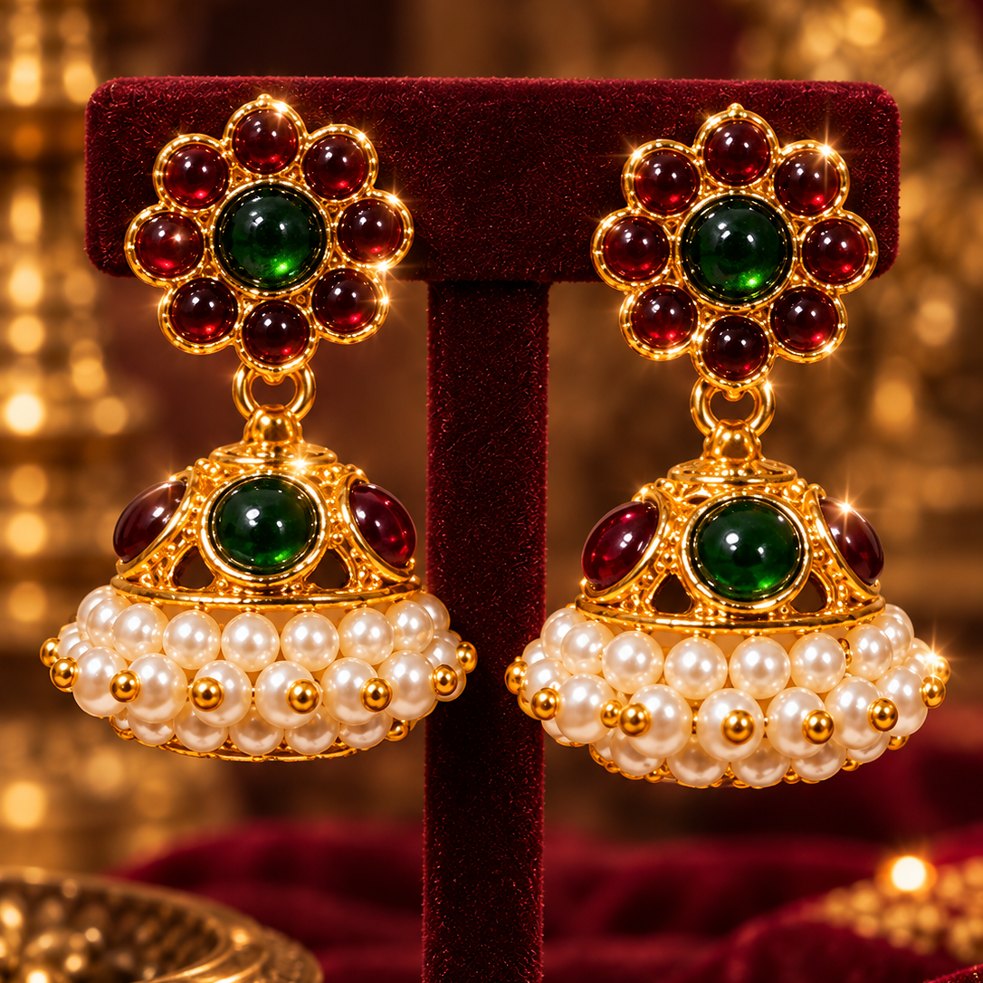 Traditional jhumka small size