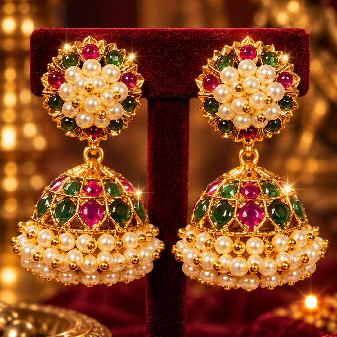 Small traditional jhumka