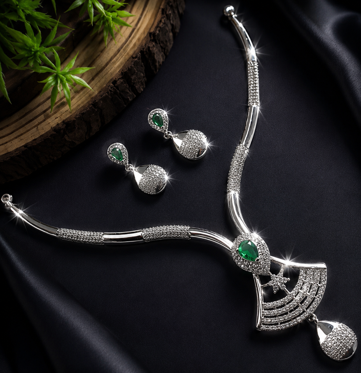 Green Stone Necklace
