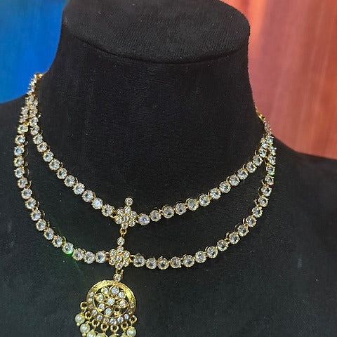 Double layer necklace/Attiyal