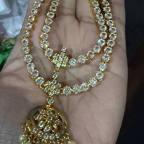 Double layer necklace/Attiyal