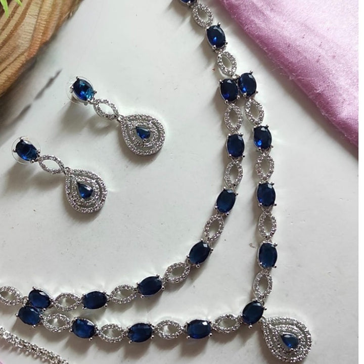 AD necklace double layer set