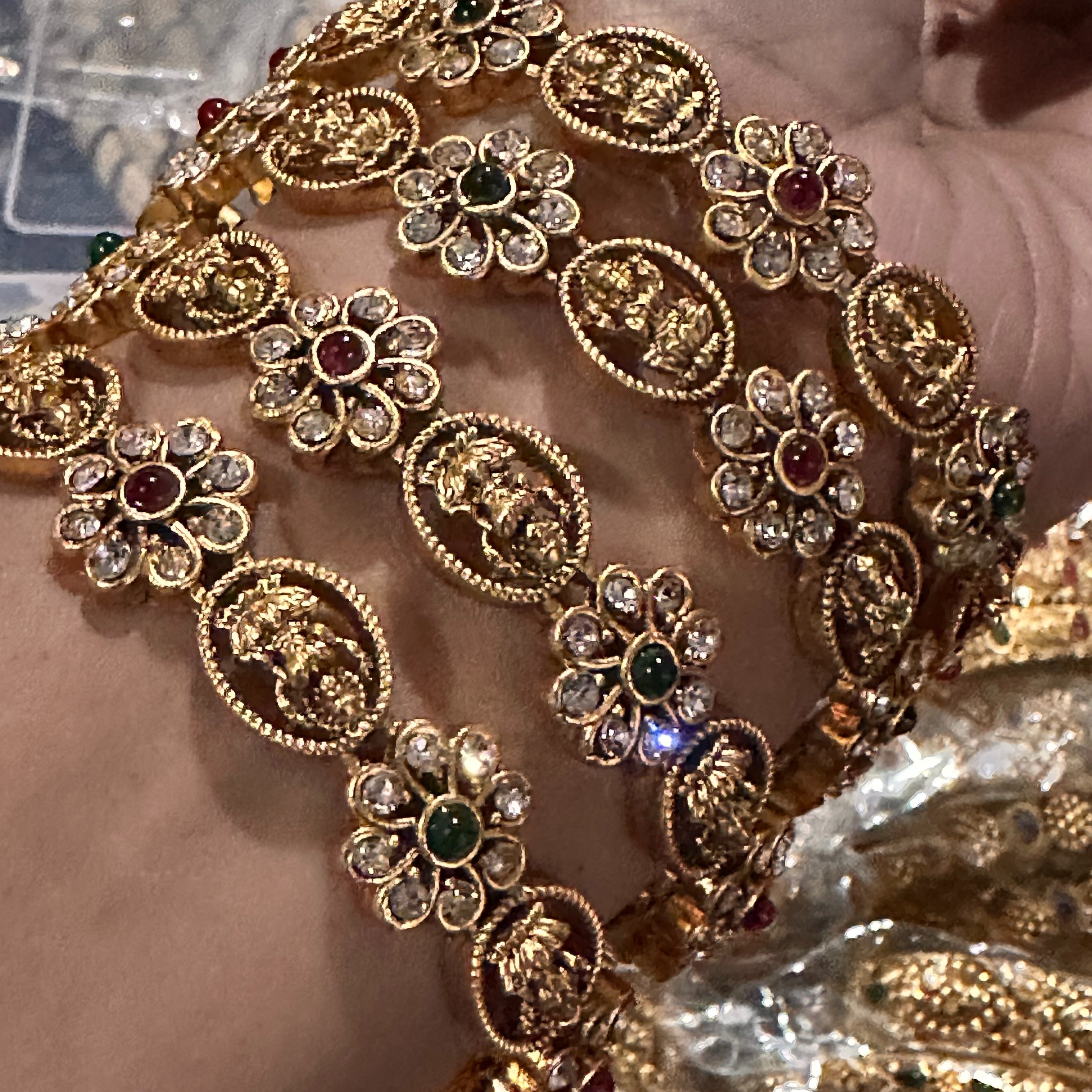 Flower design bangles