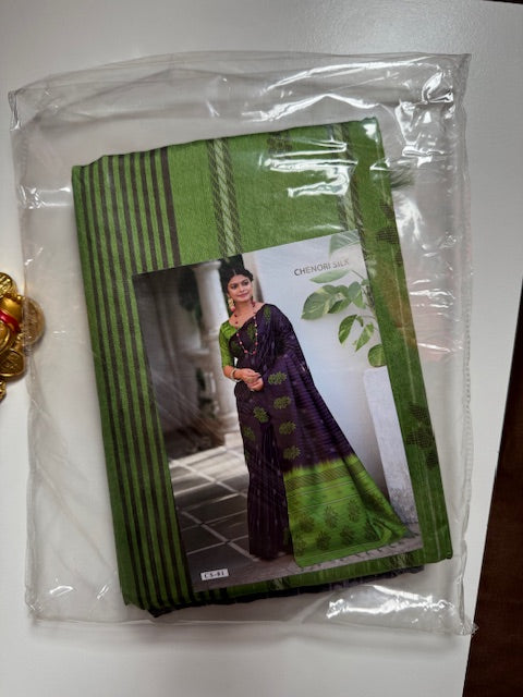 Chenori silk saree with running blouse