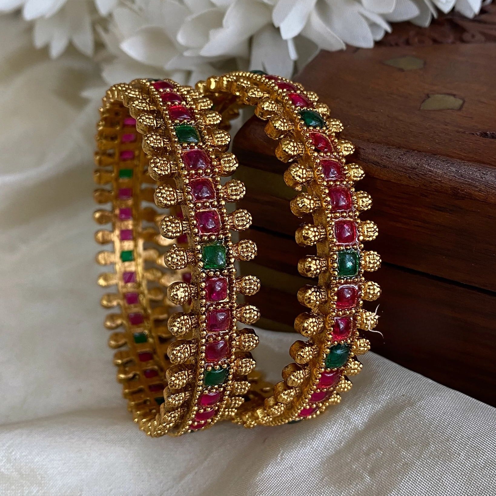 Matt finish bangles