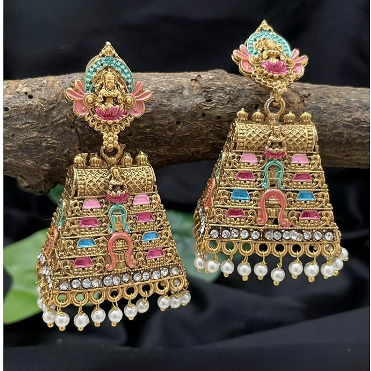 Gopuram jhumka big