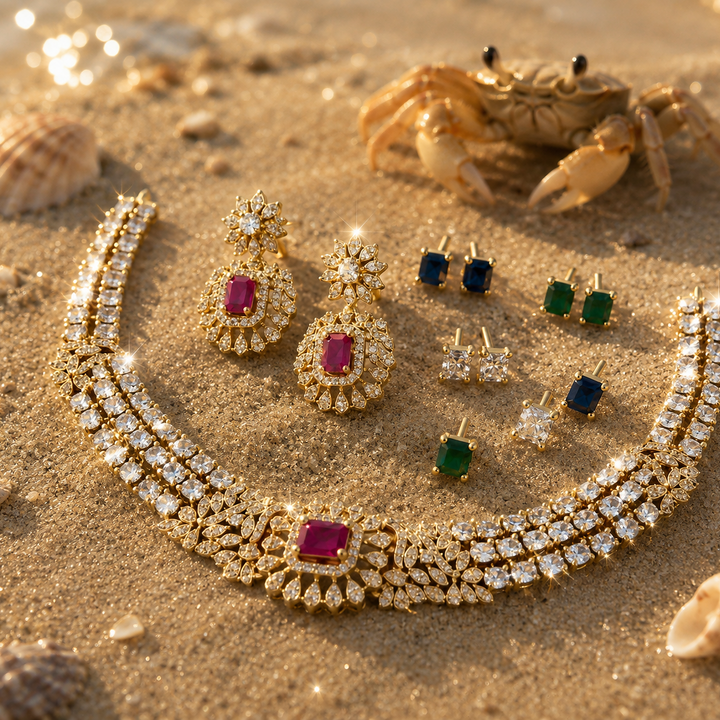 Colour changable necklace