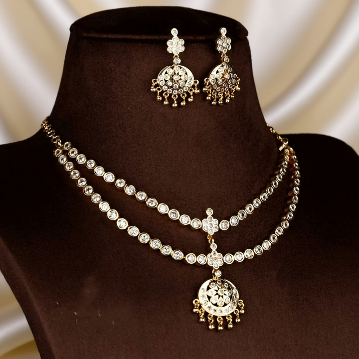 Double layer necklace/Attiyal